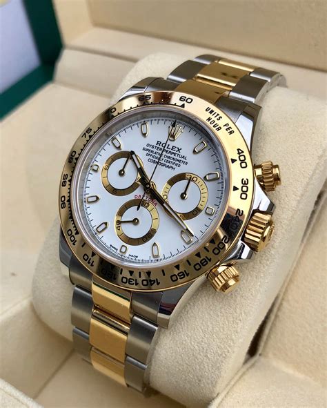 golden rolex daytona price|rolex daytona two tone price.